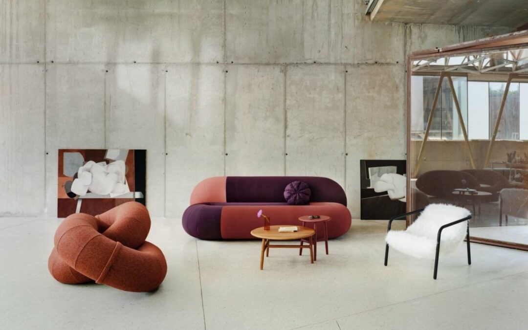 Студия Raw Color разработала коллекцию мебели напоминающие гигантские звенья цепи